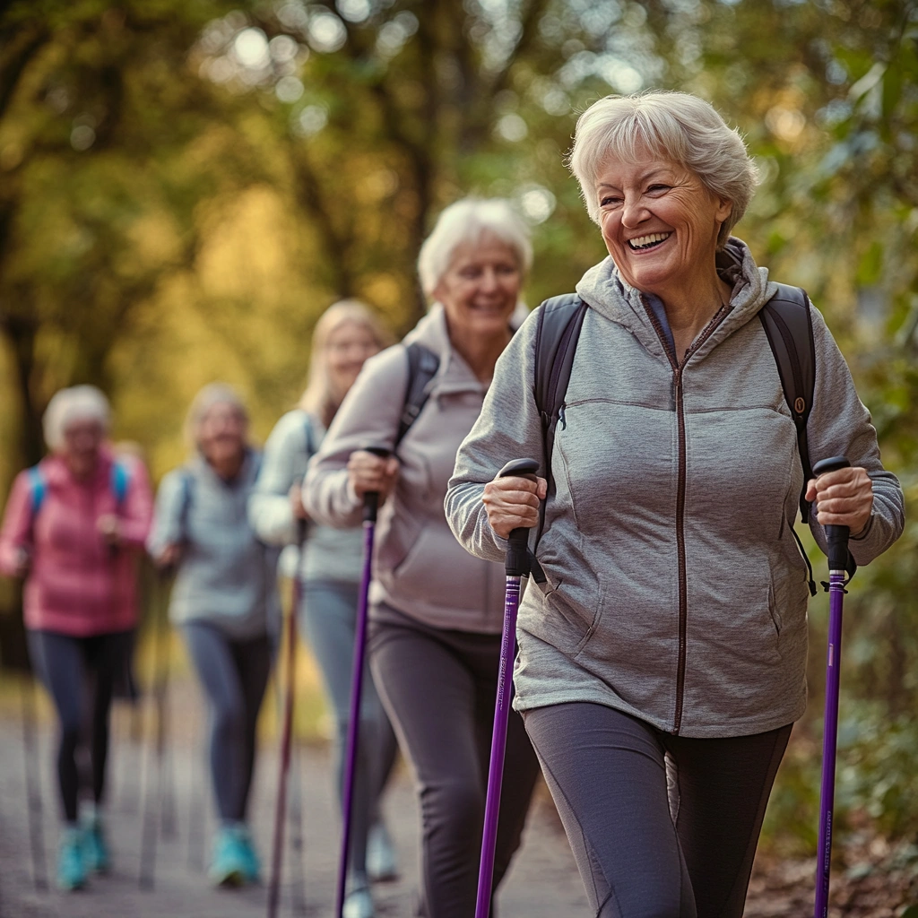 Скандинавська ходьба для пенсіонерів
